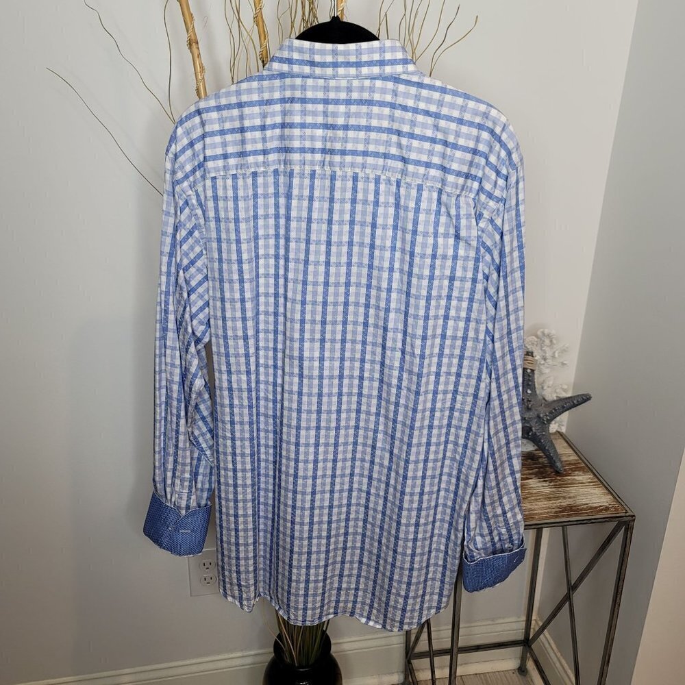 Bugatchi Uomo Button Up Mens Medium - image 2